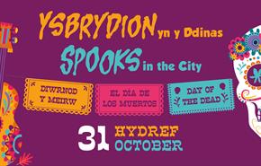 Spooks in the City: El Dia de los Muertos graphic